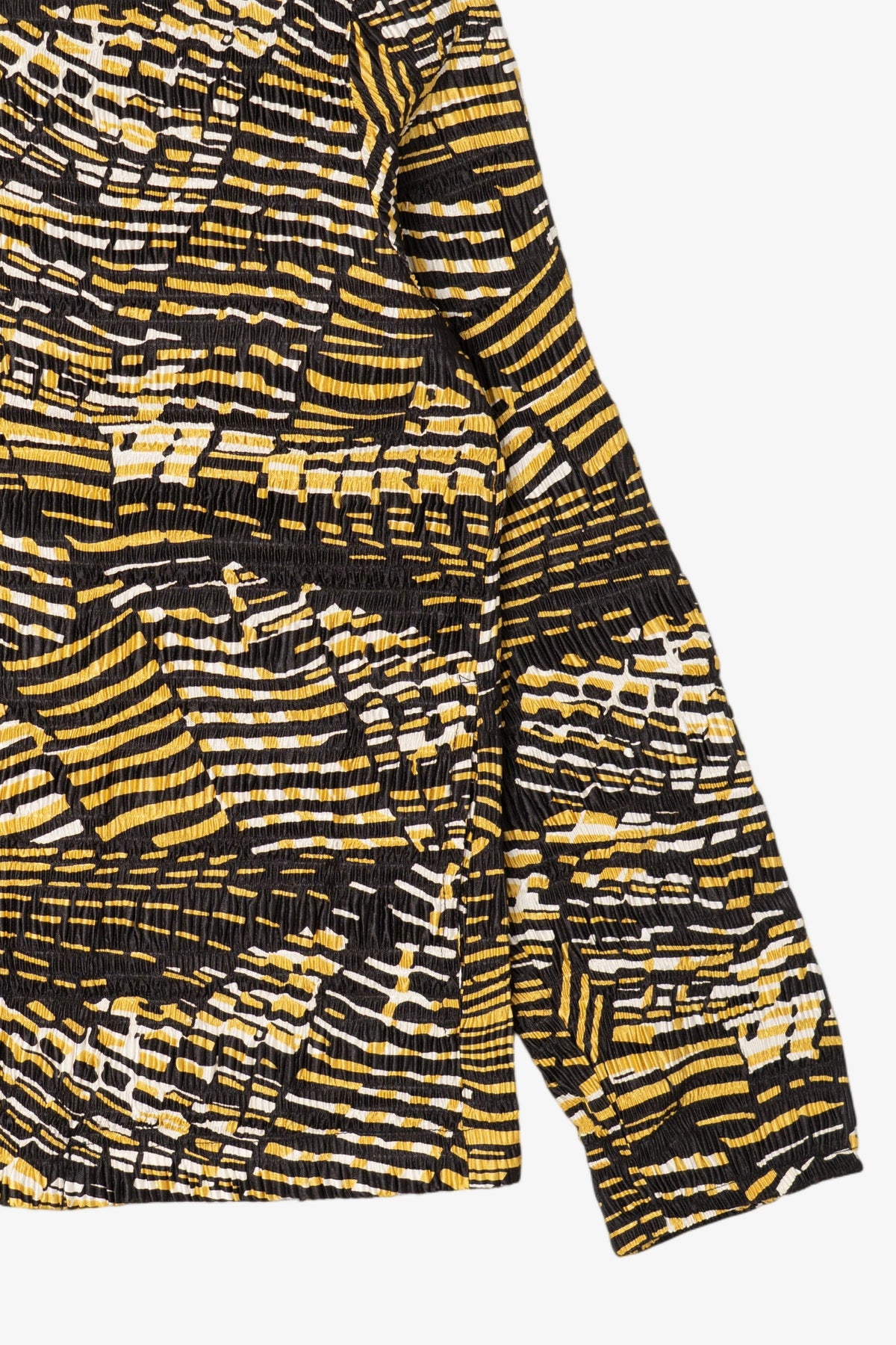 Vintage Black And Yellow Pleat Pleat By Rafael Full Zip Jacket (1990s)