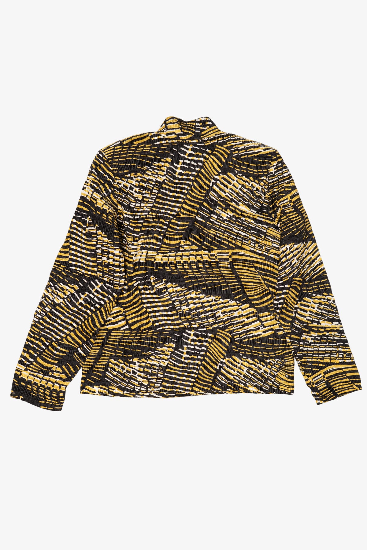 Vintage Black And Yellow Pleat Pleat By Rafael Full Zip Jacket (1990s)