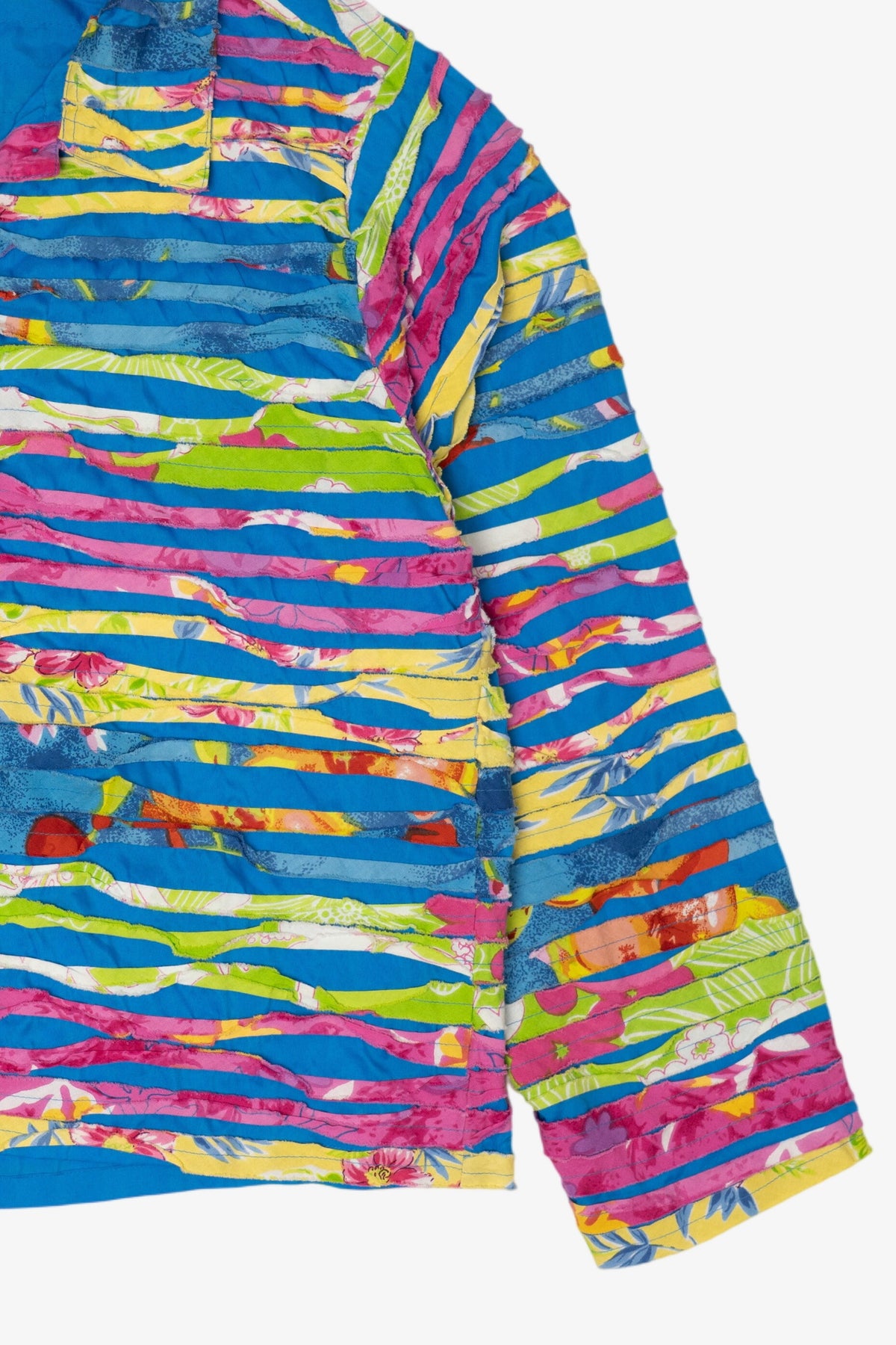 Vintage Colorful Striped Patchwork Keren Hart Jacket (1990s)