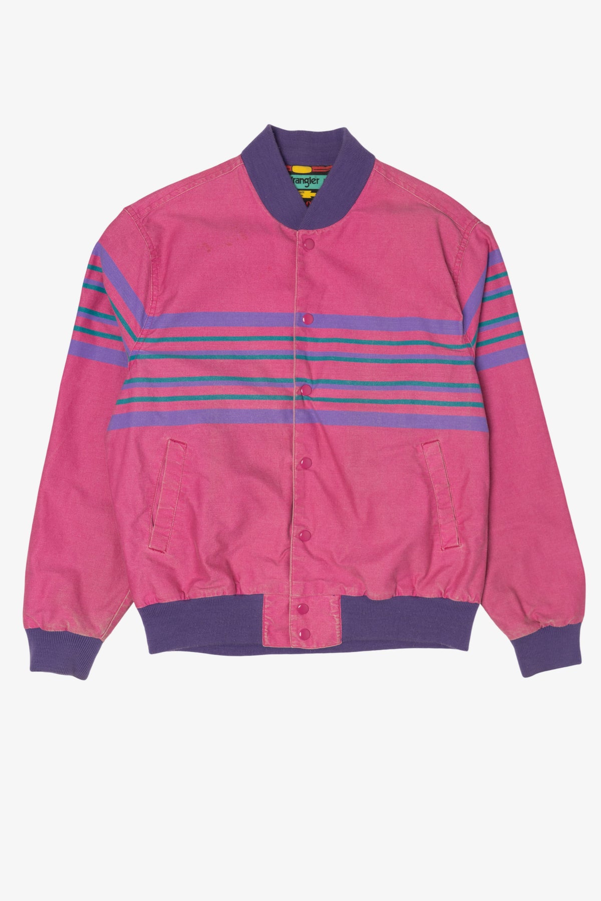 Vintage Pink Wrangler Brushpopper Jacket (1990s)