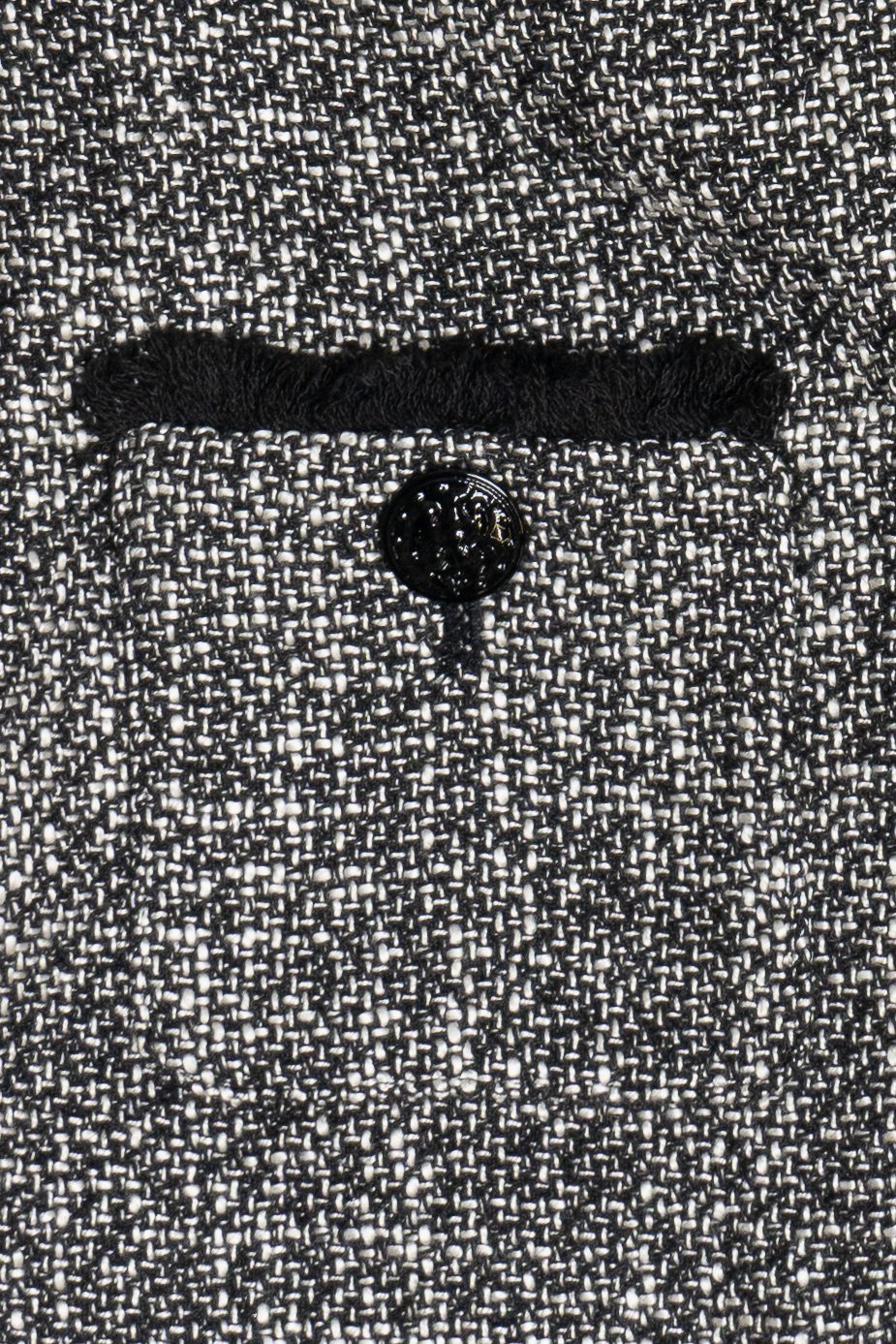 Anne Klein Tweed Collarless Blazer (2010s)