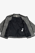 Anne Klein Tweed Collarless Blazer (2010s)