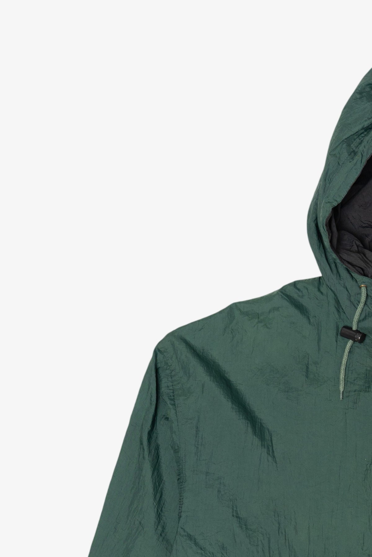 Vintage Dark Green Honors Hooded Windbreaker Jacket (1990s)
