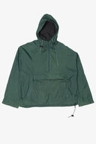 Vintage Dark Green Honors Hooded Windbreaker Jacket (1990s)