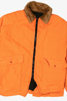 Vintage Woolrich Reversible Blaze Orange And Green Hunting Jacket (1990s)