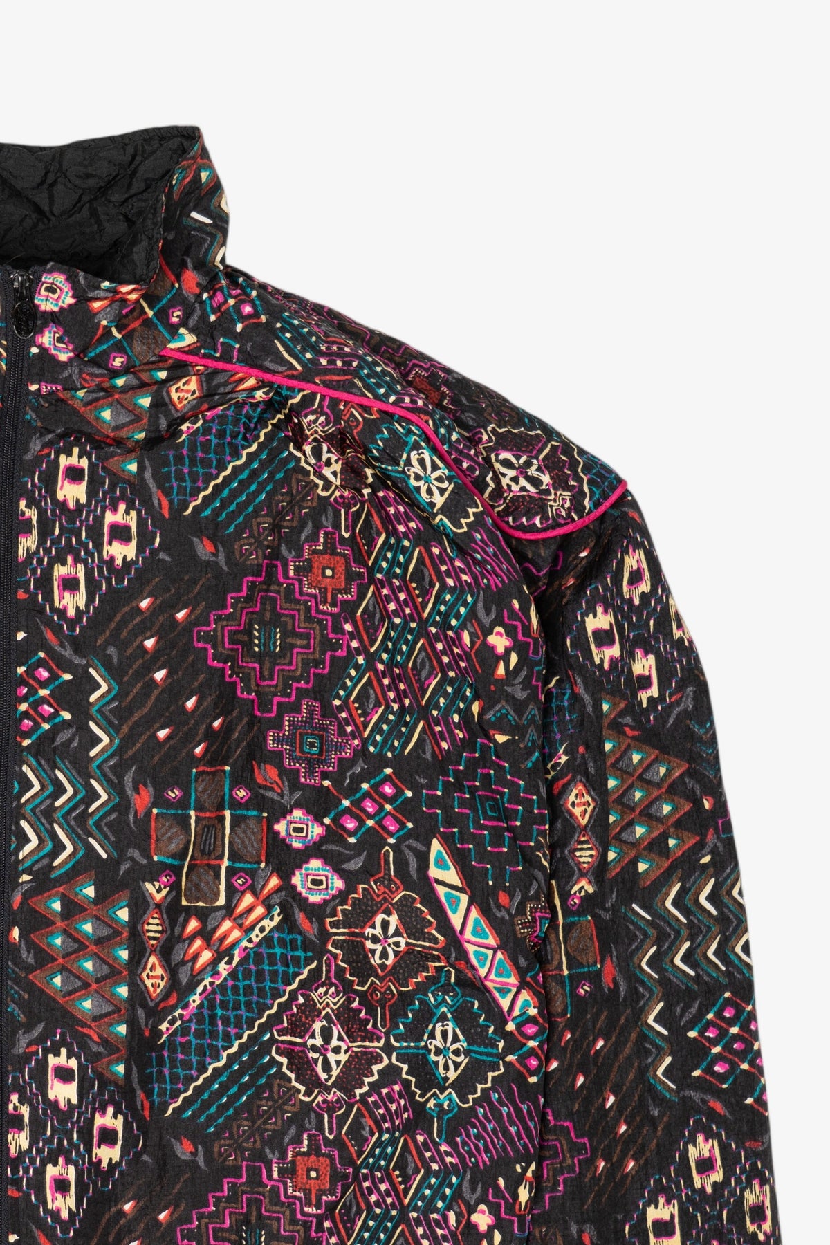 Vintage Lavon  Southwestern Abstract Pattern Windbreaker Jacket (1990s)
