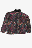 Vintage Lavon  Southwestern Abstract Pattern Windbreaker Jacket (1990s)