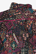Vintage Lavon  Southwestern Abstract Pattern Windbreaker Jacket (1990s)