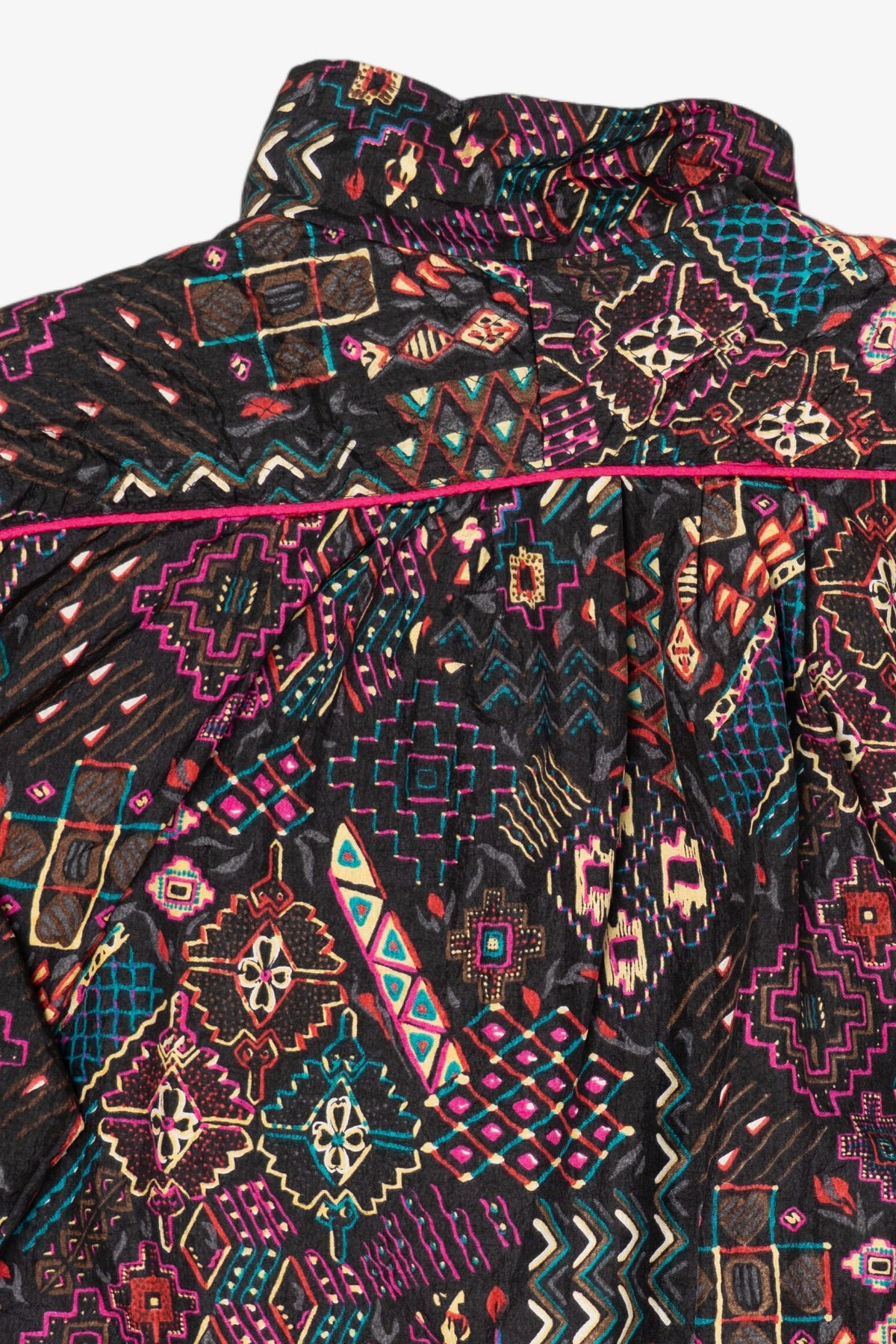 Vintage Lavon  Southwestern Abstract Pattern Windbreaker Jacket (1990s)