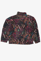 Vintage Lavon  Southwestern Abstract Pattern Windbreaker Jacket (1990s)