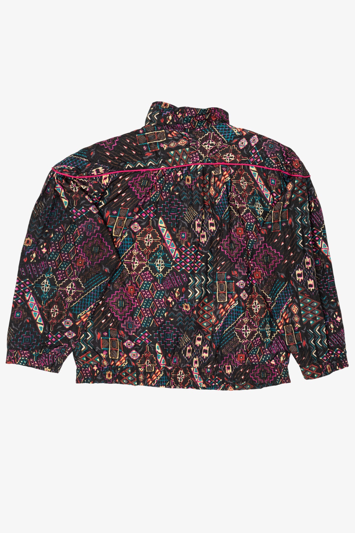 Vintage Lavon  Southwestern Abstract Pattern Windbreaker Jacket (1990s)