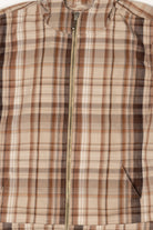 Vintage Brown Plaid Christopher & Banks Hooded Jacket (1990s)