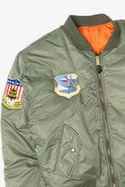 Vintage Reversible Rothco  Ultra Force Military Patches Bomber Jacket (1990s)