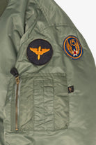 Vintage Reversible Rothco  Ultra Force Military Patches Bomber Jacket (1990s)