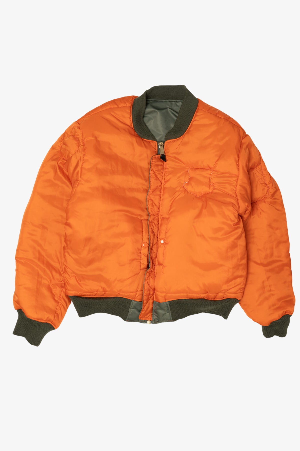 Vintage Reversible Rothco  Ultra Force Military Patches Bomber Jacket (1990s)