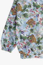 Vintage Basic Editions Fruit Garden Pattern Silk Jacket (1990s)