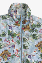 Vintage Basic Editions Fruit Garden Pattern Silk Jacket (1990s)