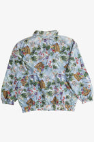 Vintage Basic Editions Fruit Garden Pattern Silk Jacket (1990s)