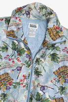 Vintage Basic Editions Fruit Garden Pattern Silk Jacket (1990s)