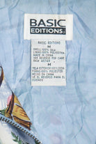 Vintage Basic Editions Fruit Garden Pattern Silk Jacket (1990s)