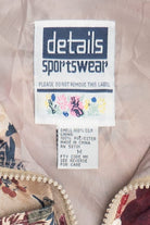 Vintage Details Sportswear Floral Silk Jacket (1990s)