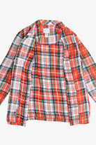 Vintage Bobbie June Plaid Lightweight Chore Coat (1980s)