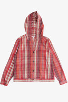 Vintage Christopher & Banks Striped Hoodie Heavyweight Button Up (2000s)