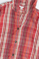 Vintage Christopher & Banks Striped Hoodie Heavyweight Button Up (2000s)