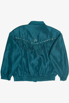 Vintage Bogari Silk Fringe Windbreaker Jacket (1980s)