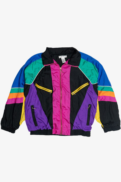 Vintage Janeve Bright Color Block Windbreaker (1980s) – Ragstock