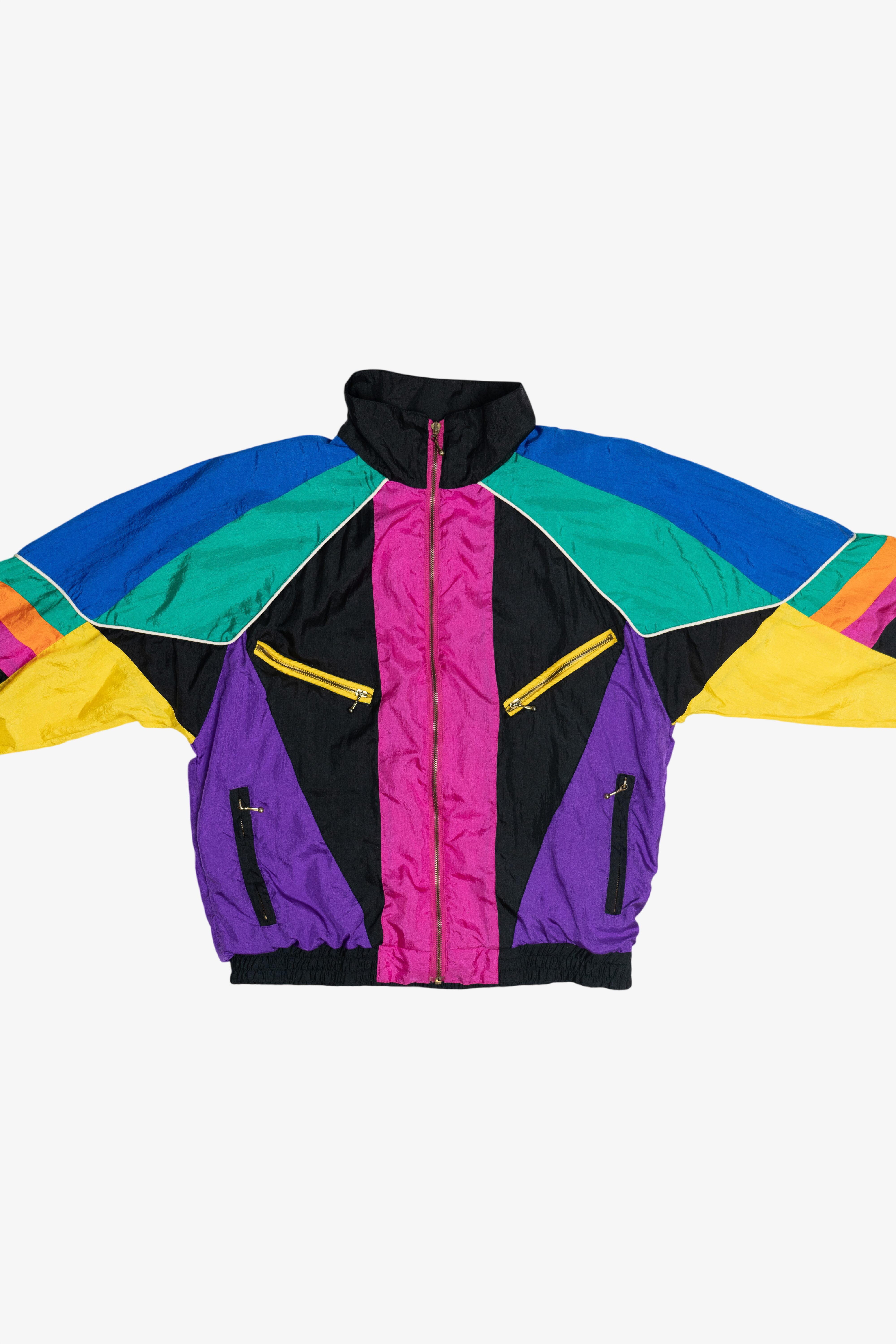 Vintage Janeve Bright Color Block Windbreaker (1980s) – Ragstock