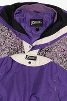 Vintage Zubaz Snake Print Pullover Windbreaker (1990s)