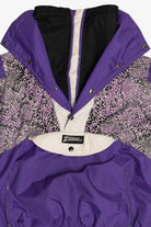 Vintage Zubaz Snake Print Pullover Windbreaker (1990s)