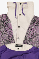 Vintage Zubaz Snake Print Pullover Windbreaker (1990s)
