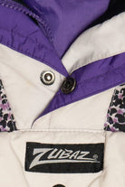 Vintage Zubaz Snake Print Pullover Windbreaker (1990s)