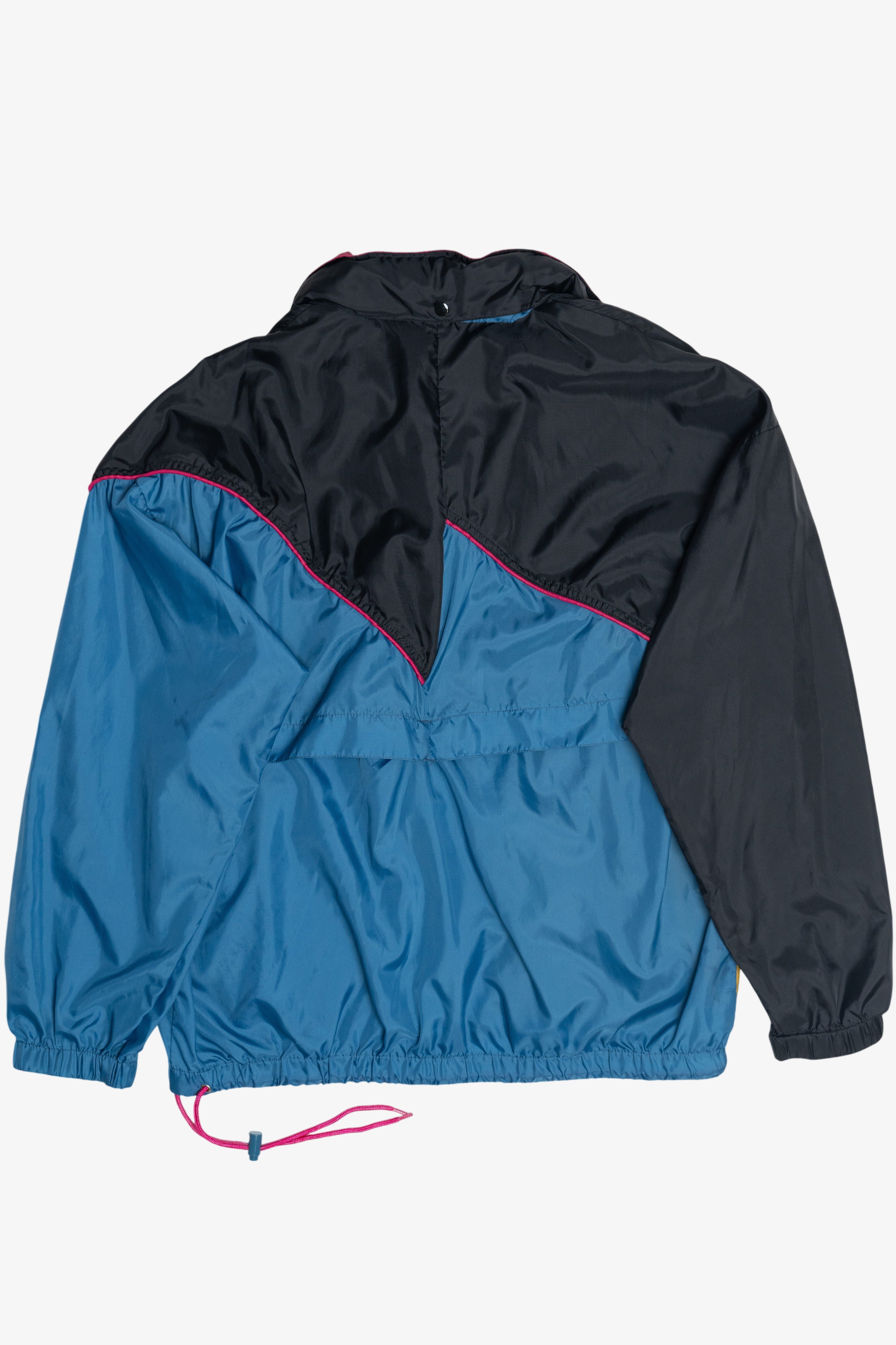 Vintage Reebok Color Block Hideaway Hood Windbreaker (1990s)
