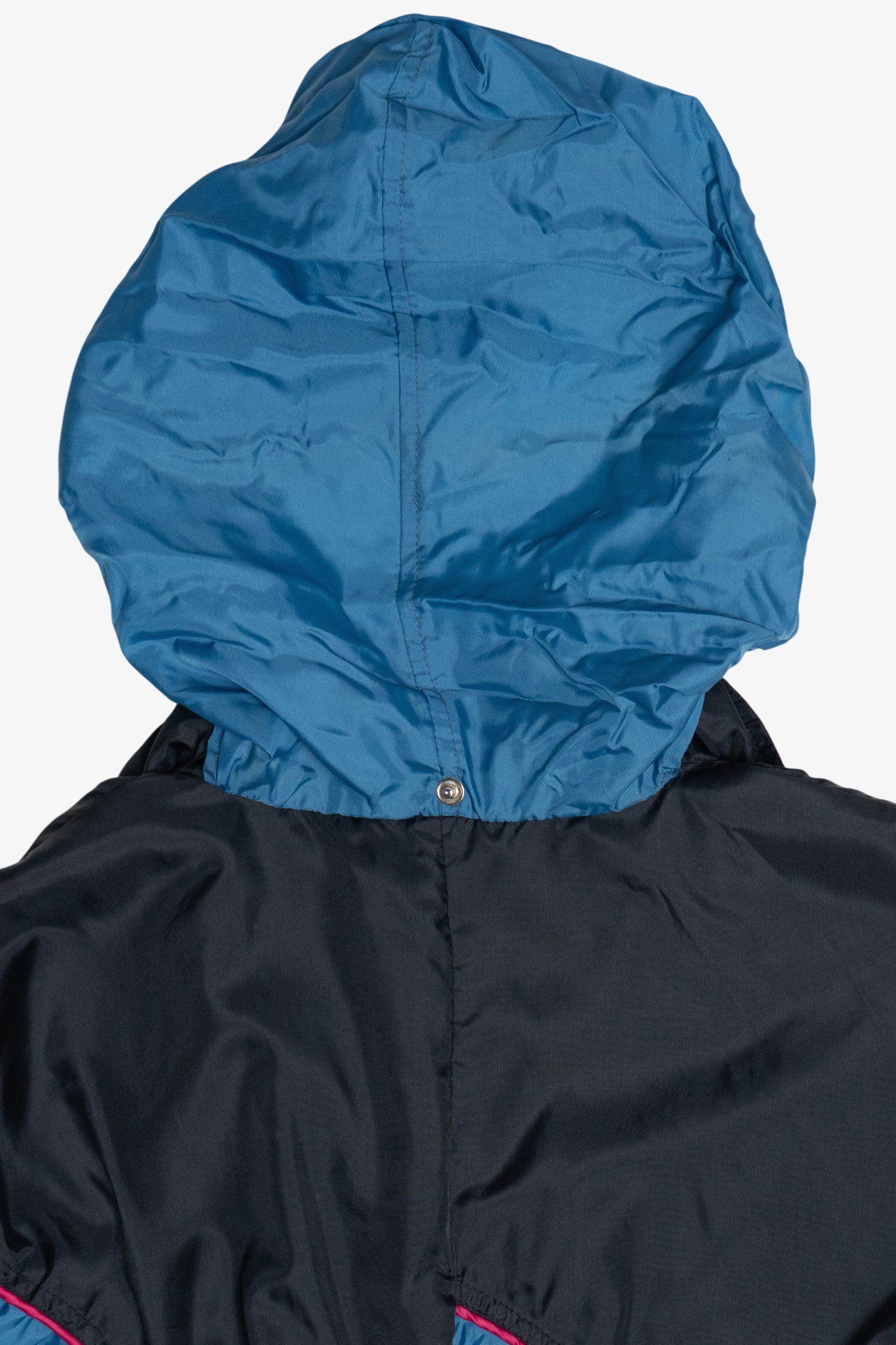 Vintage Reebok Color Block Hideaway Hood Windbreaker (1990s)