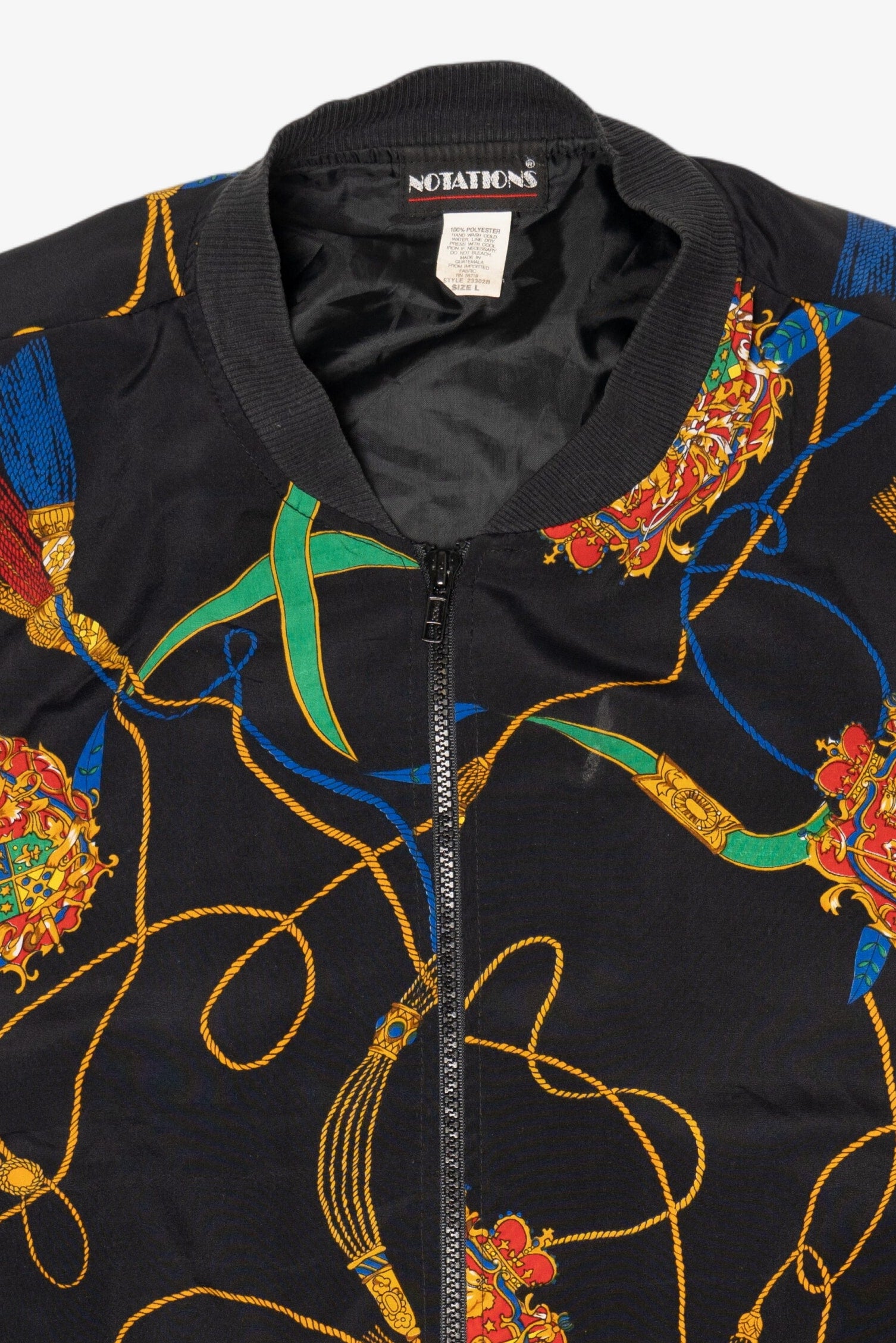 Vintage Notations Windbreaker Jacket (1990s)