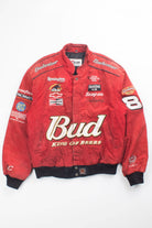 Leather King of Beers Nascar Jacket
