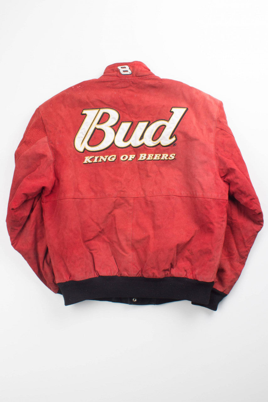 Leather King of Beers Nascar Jacket