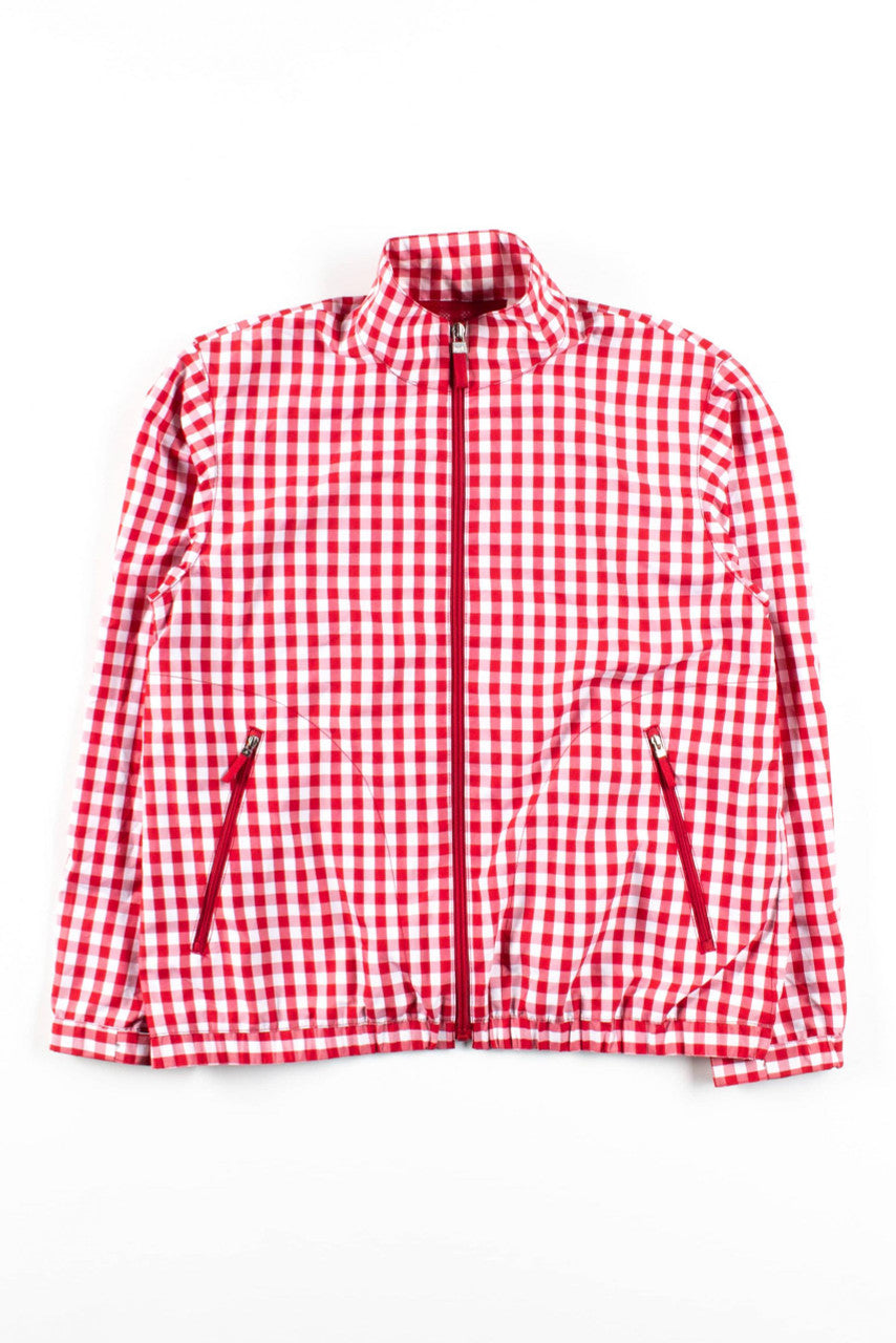 LizGolf Lightweight Gingham Jacket