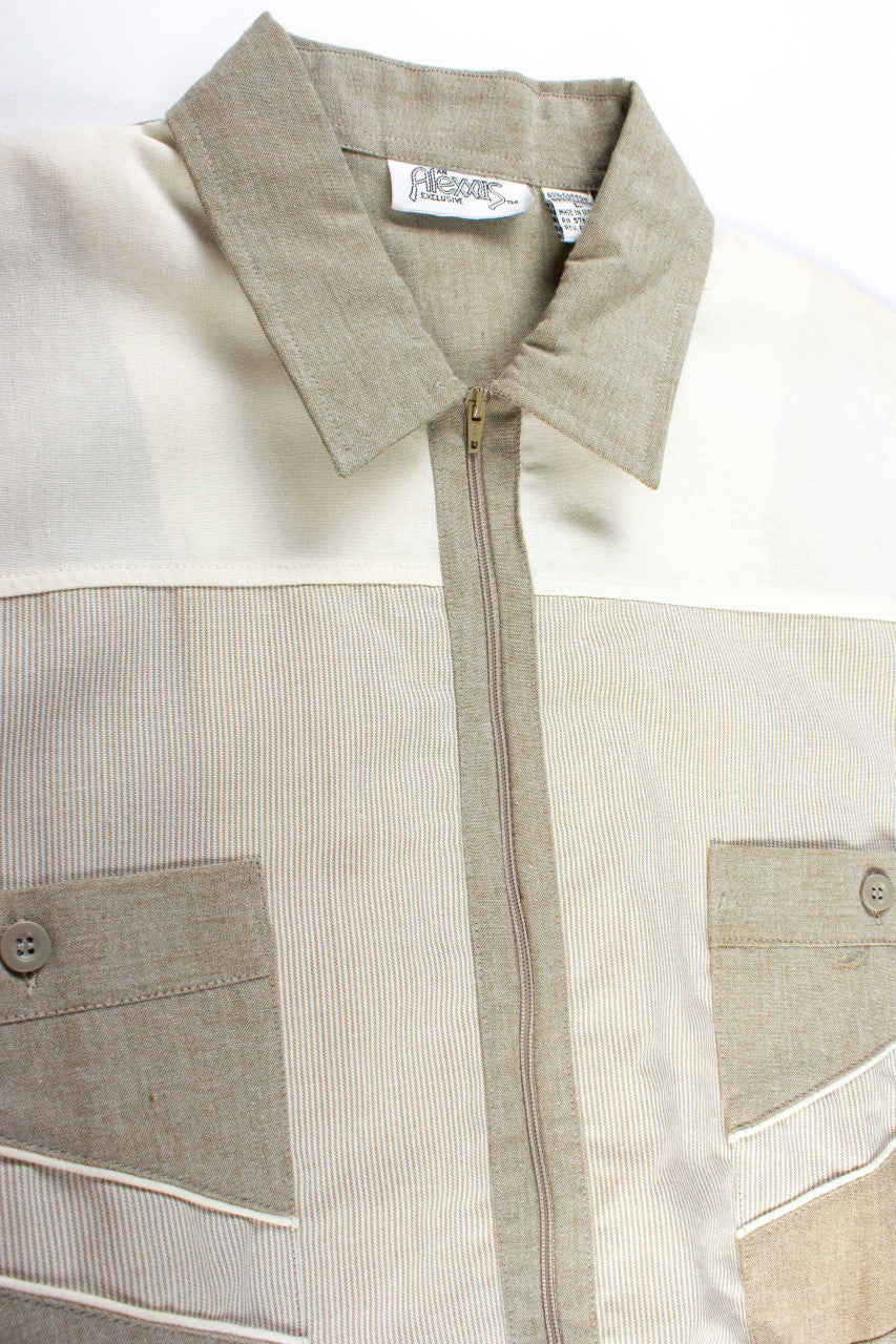 Vintage Half Zip Pullover Jacket