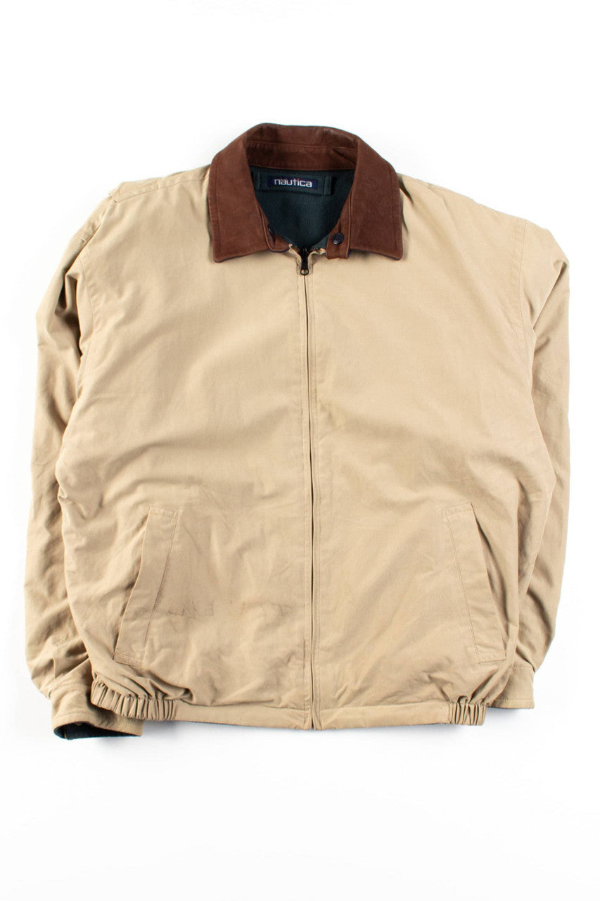 Nautica Reversible Khaki & Fleece Jacket