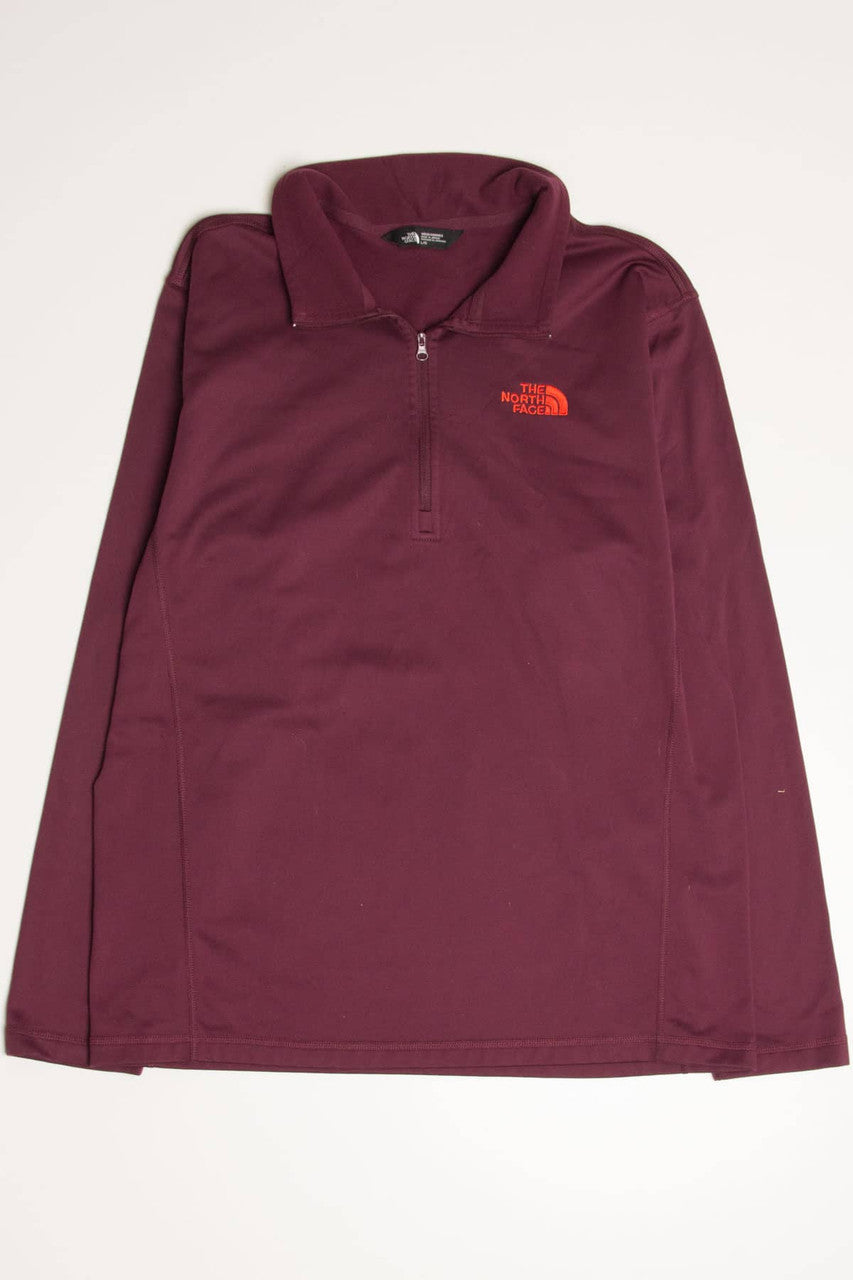 Burgundy North Face Fleece Pullover