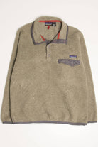 Beige Patagonia Fleece Pullover