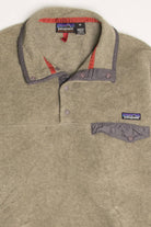 Beige Patagonia Fleece Pullover