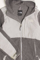 Grey North Face Fleece Zip Up Jacket