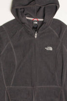 Charcoal North Face Fleece Zip Up Jacket