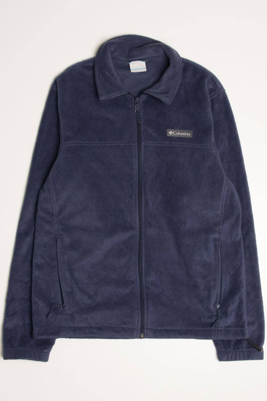 Dark Blue Columbia Fleece Zip Up Jacket