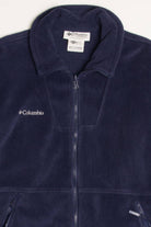 Blue Columbia Fleece Zip Up Jacket